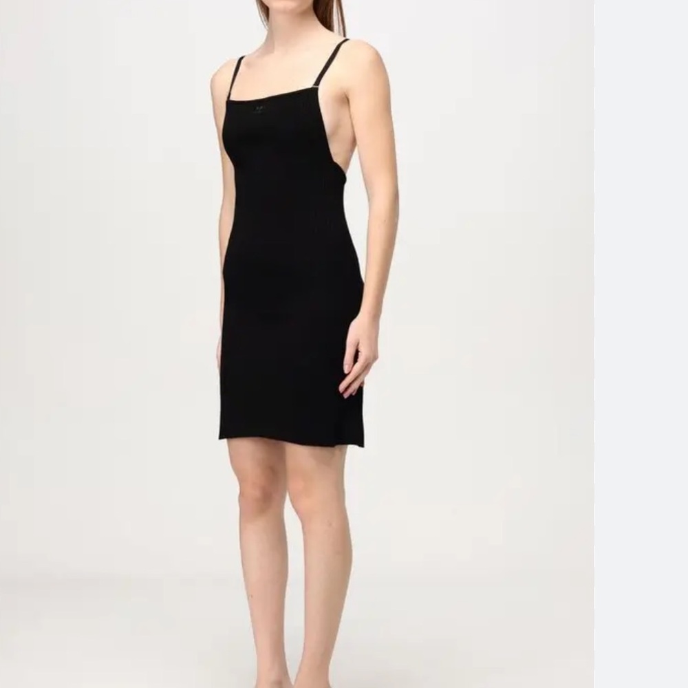 Zara Black Strappy Mini Dress size large